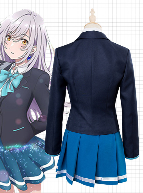 Irozuku Sekai No Ashita Kara Tsukishiro Hitomi Female Uniform Set Cosplay Costumes