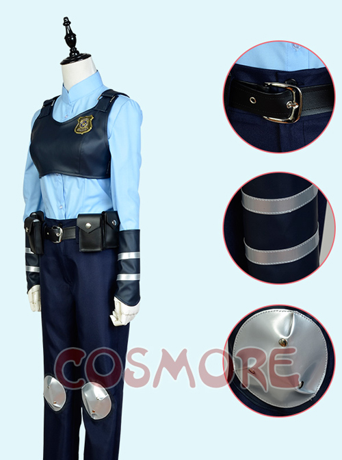 Zootropolis Rabbit Judith Laverne Hopps Anthropomorphic Female Suit Cosplay Costumes