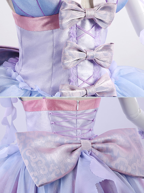 Purple Gradient Dreamy Costume Sweet Lolita Dress Set