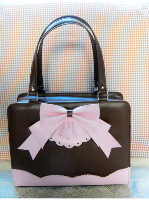 Cute Bowknot Sweet Lolita Square Shoulder Bag