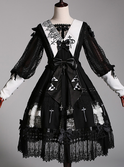 The Holy Cross Series OP Gothic Lolita Long Sleeve Dress