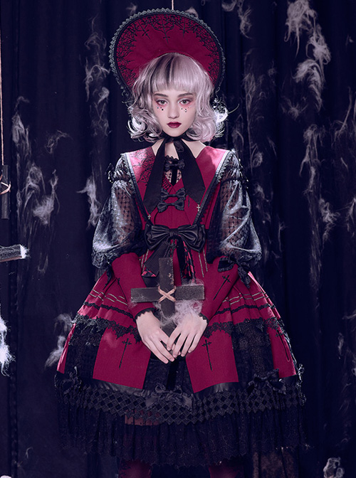 The Holy Cross Series OP Gothic Lolita Long Sleeve Dress