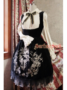 Judgment Day Original Embroidery Breast Care Surface Spell Gothic Lolita Dress