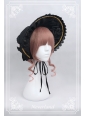 Fly Me to Polaris Gold Stamping Chiffon Neverland Lolita Bonnet