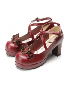 Classic Simple And Elegant PU Lolita Shoes