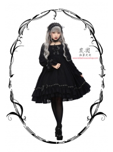 Dark Little Red Riding Hood Lace Lolita OP