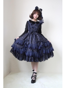 Chiffon Wish Upon A Star Gilding Lolita JSK