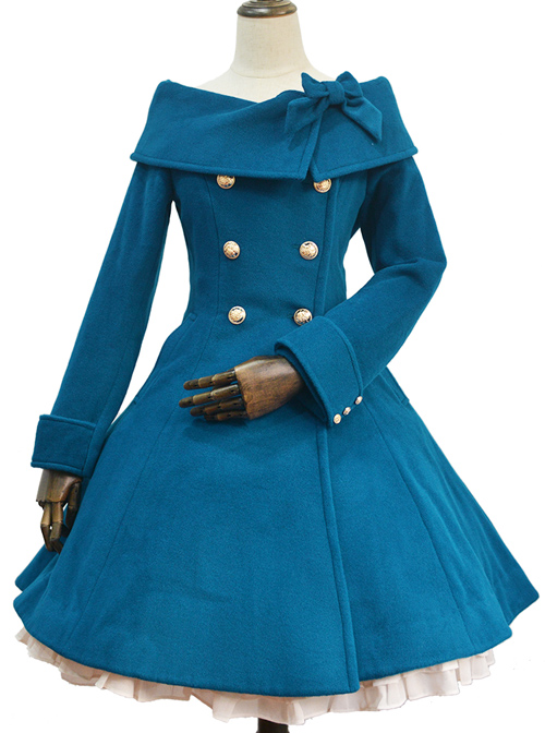 Winter Double-breasted Polychromatic Optional Classic Lolita Wool Coat
