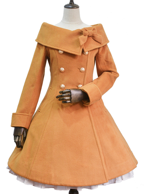 Winter Double-breasted Polychromatic Optional Classic Lolita Wool Coat