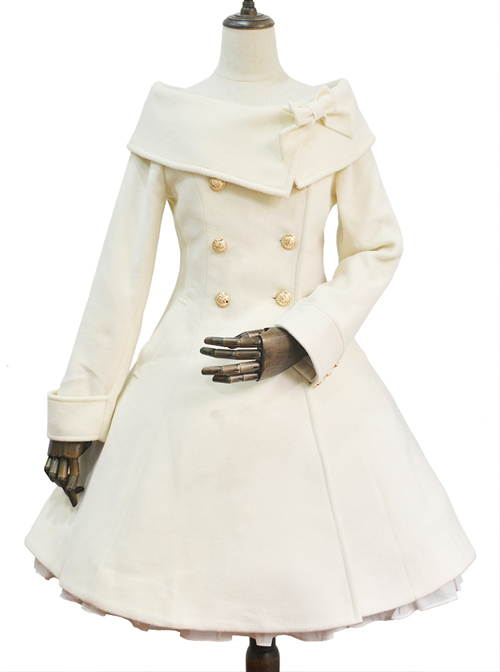 Winter Double-breasted Polychromatic Optional Classic Lolita Wool Coat