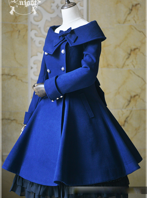 Winter Double-breasted Polychromatic Optional Classic Lolita Wool Coat