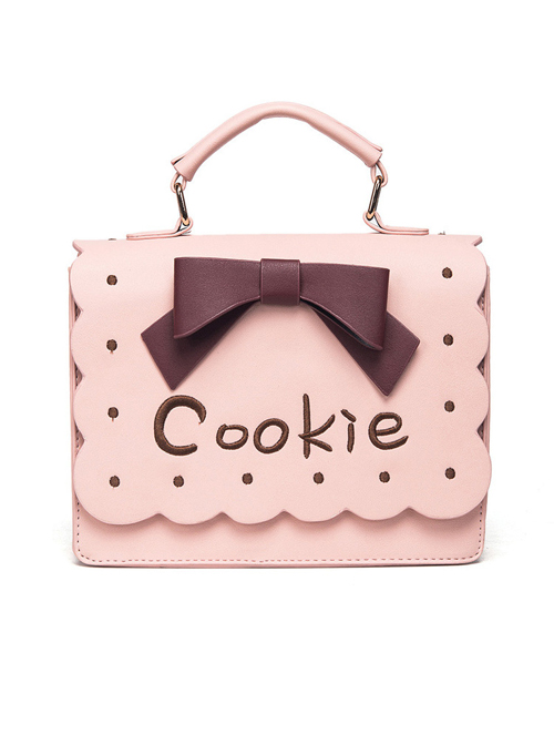 Cute Cookie Sweet Lolita Bowknot Shoulder Bag