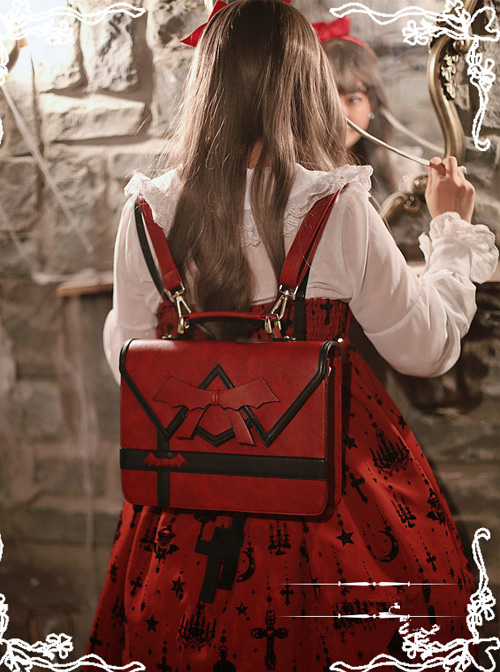 Bat Halloween Gothic Lolita Backpack