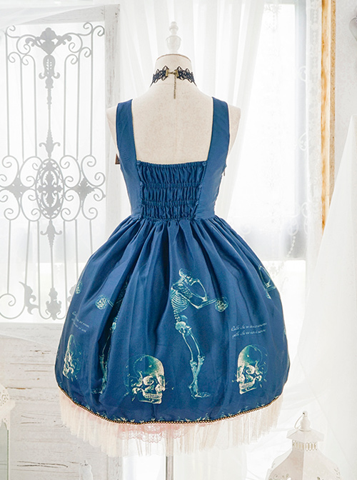 Human-bone Series Retro Gothic Lolita Sleeveless Dress