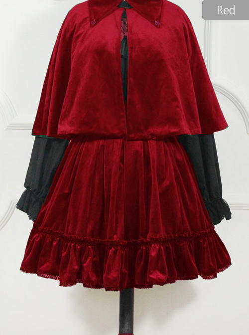 Little Red Riding Hood Series Retro Gothic Lolita Skirt