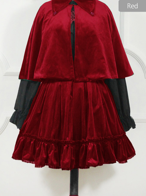Little Red Riding Hood Series Retro Gothic Lolita Skirt