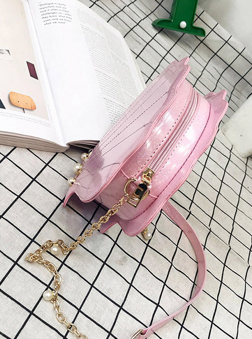 Cute Pearl Chain Laser Seashell-shape Sweet Lolita Shoulder Bag