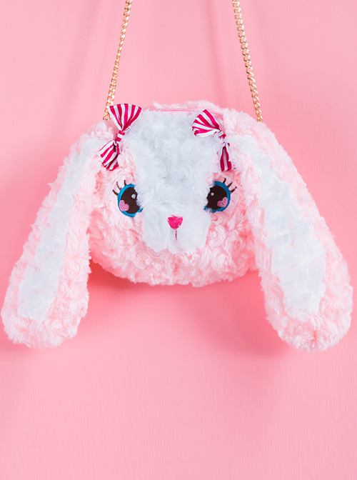 Plush Bear And Plush Bunny Sweet Lolita Shoulder Bag