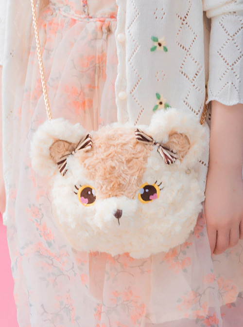 Plush Bear And Plush Bunny Sweet Lolita Shoulder Bag