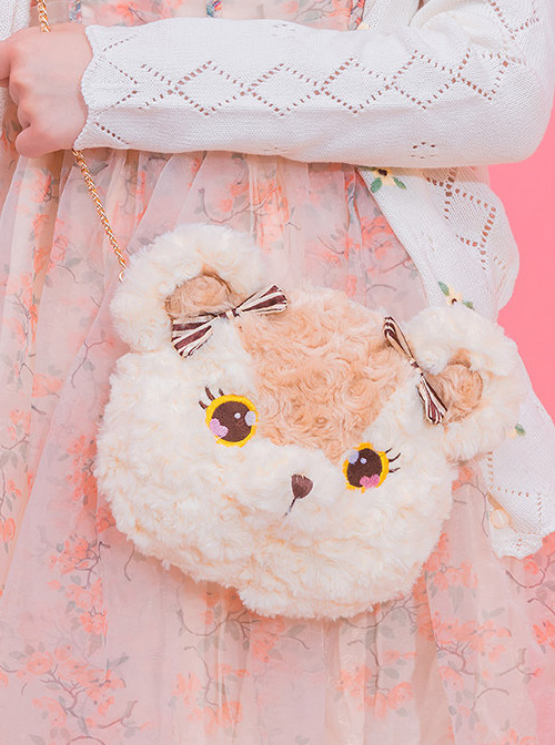 Plush Bear And Plush Bunny Sweet Lolita Shoulder Bag