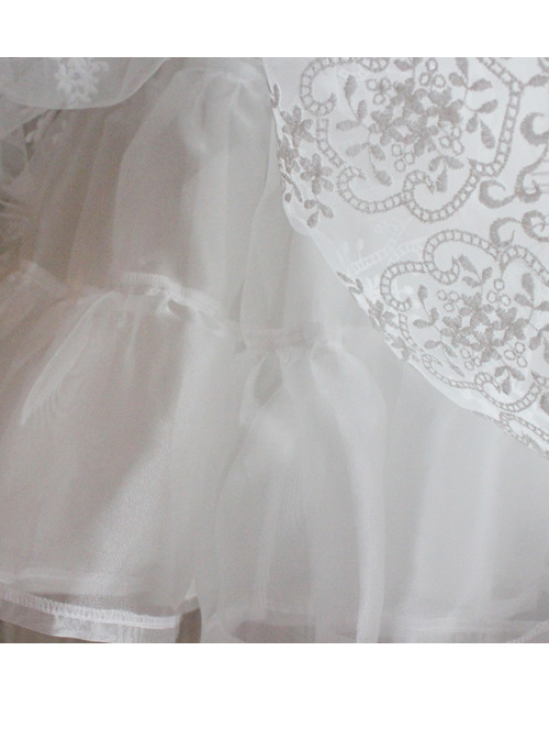 The Poetry Of Roses Series Lace Yarn Skirt Classic Lolita Short Petticoat