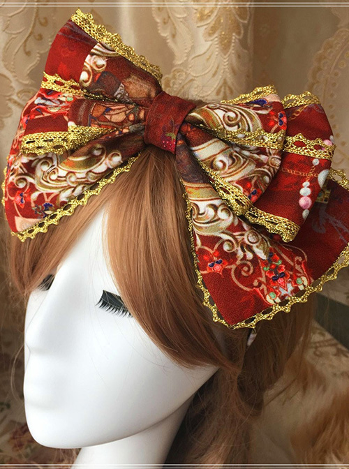 Heavenly Garden Series KC Bowknot Lace Sweet Lolita Hair Hoop