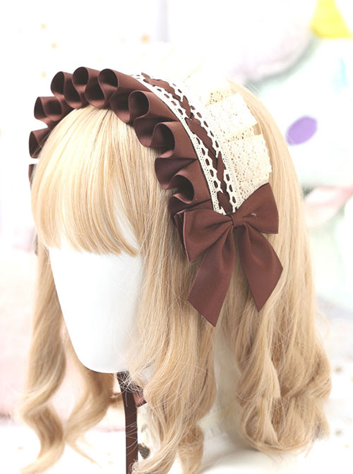 Cotton Bowknot Lace Sweet Lolita Multicolor Headband