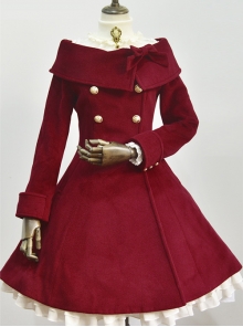 Winter Double-breasted Polychromatic Optional Classic Lolita Wool Coat