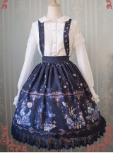 Alice's Dreamland Series Multicolor Printing Sling Classic Lolita Skirt