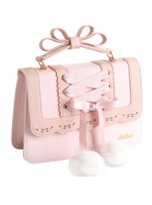 Silk Ribbon Lace-up Cute Classic Lolita Shoulder Bag