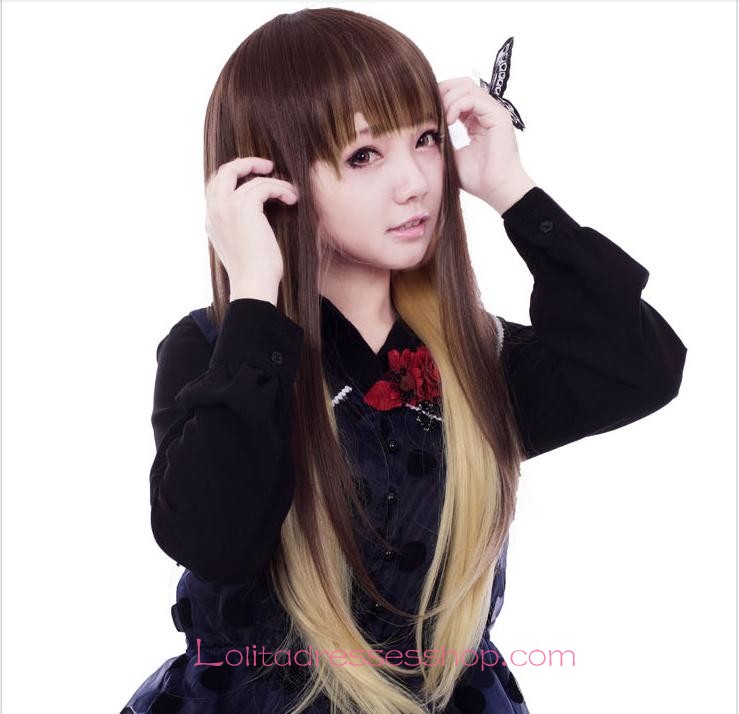 Lolita Brown Maid Sweet Cosplay Wig